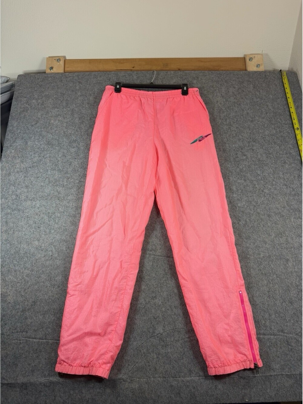 Vintage Neon Pink Fila Windbreaker Track Pants Size 8